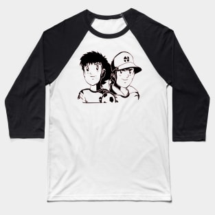 Tsubasa and Genzo Captain Tsubasa Baseball T-Shirt